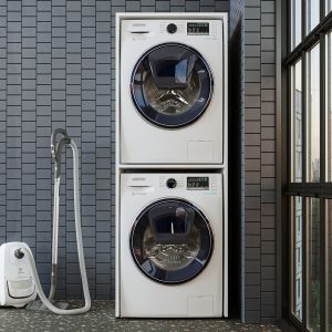 Dollap për lavatriçe dhe tharëse – Duo<span> - </span>White