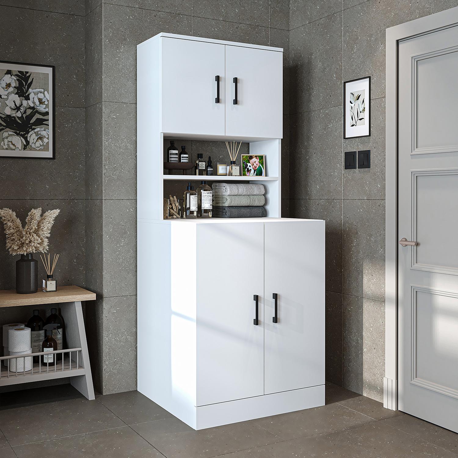 RoomArt-1015.11-çamaşır-makinesi-dolabı-beyaz-2