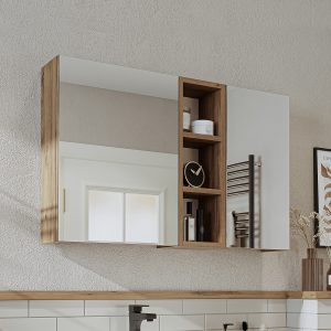 aynalı banyo dolabı roomart ahşap lotus 3