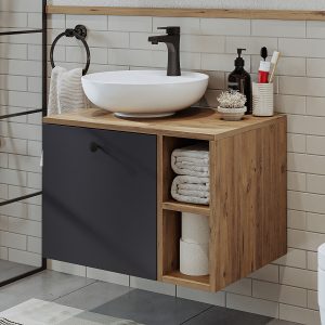 roomart banyo dolabı ahşap antrasit lotus 1
