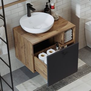 roomart banyo dolabı ahşap antrasit lotus 4